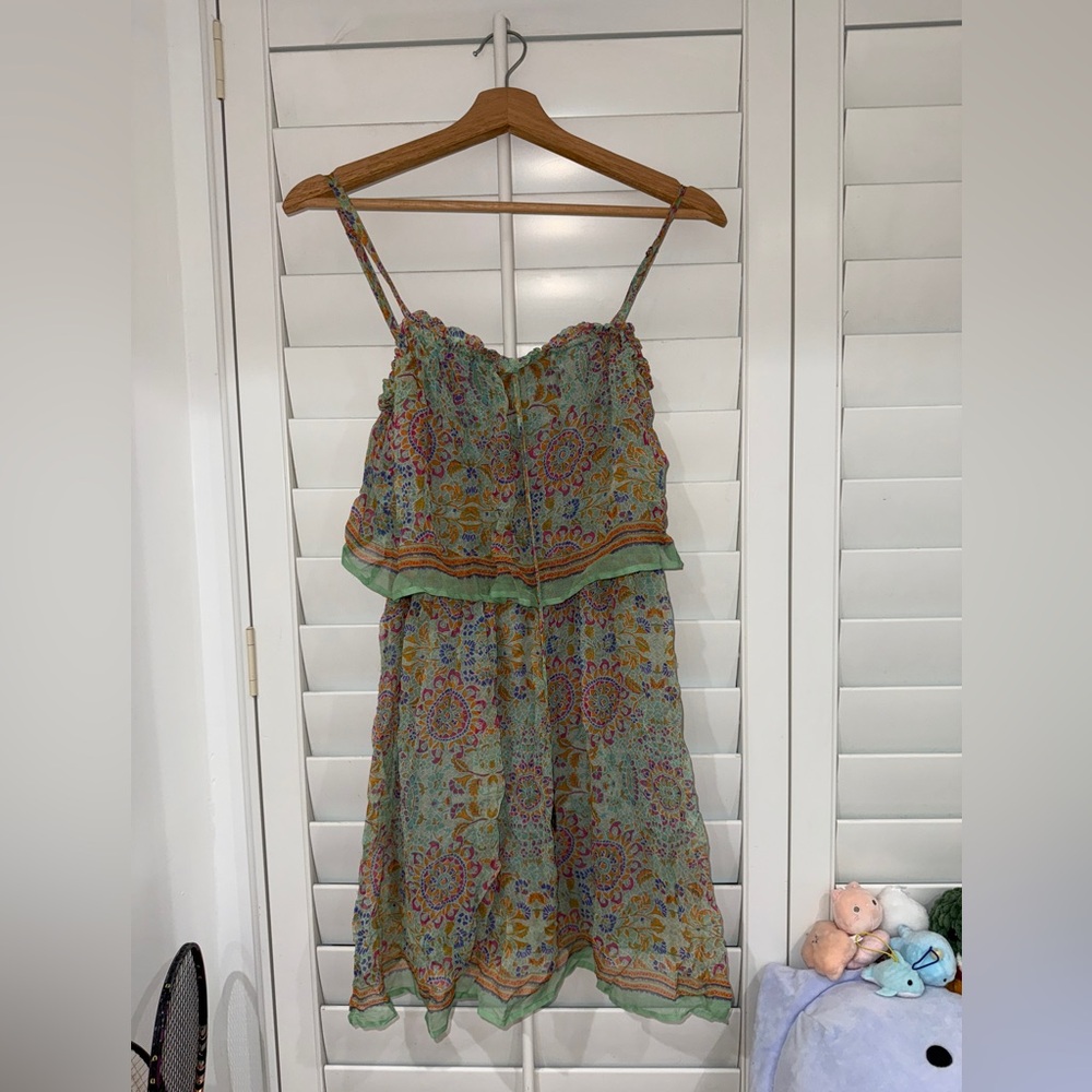 Floral Tiered Mini Dress